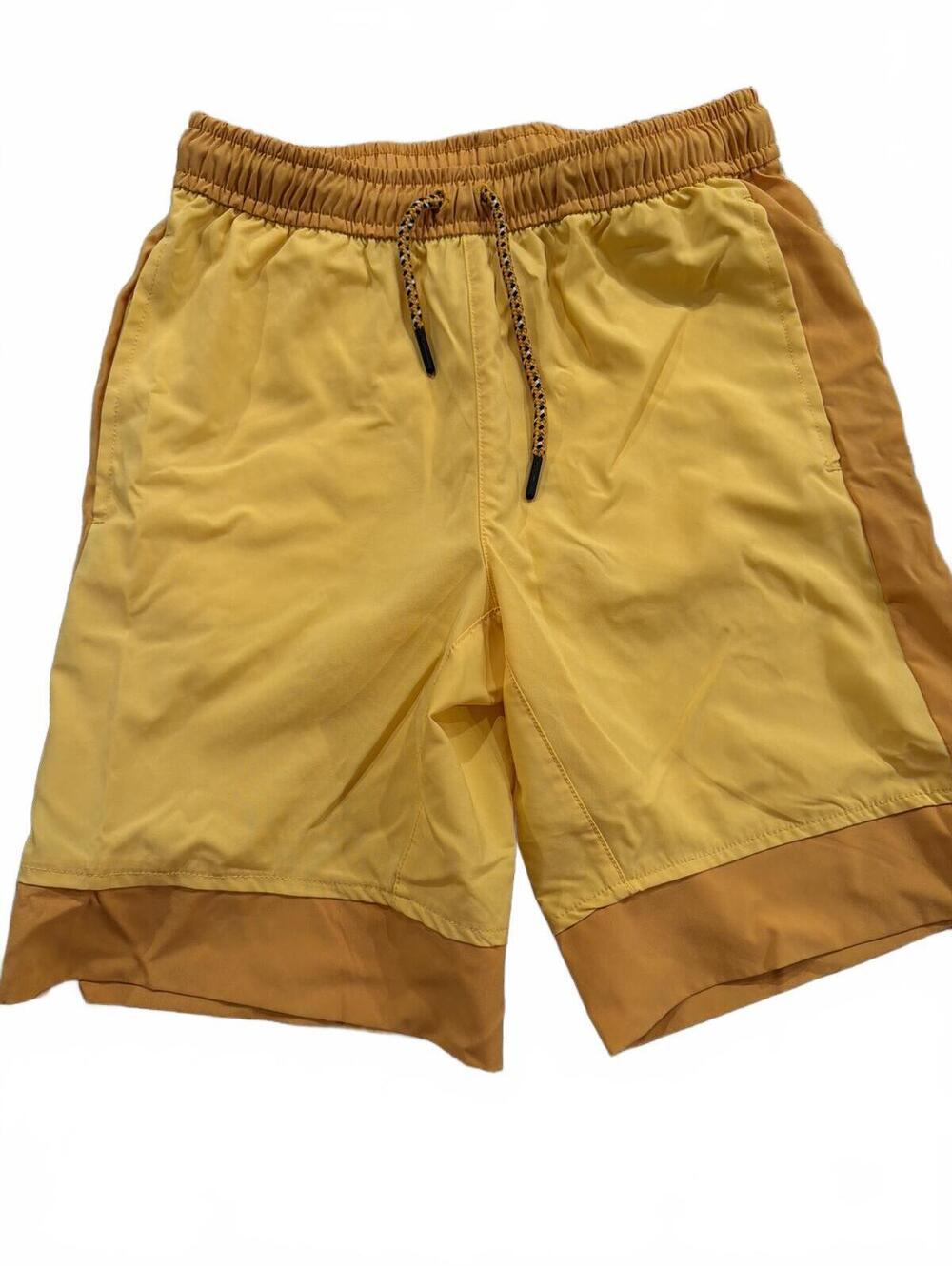 Hanna Andersson Boys Track Yellow Shorts Size 12